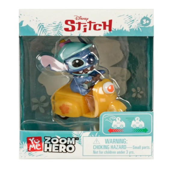 LILO & STITCH ZOOM HERO PULLBACK 7 ASST B